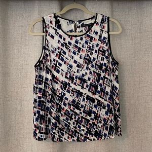 WHBM drapey flowy sleeveless blouse